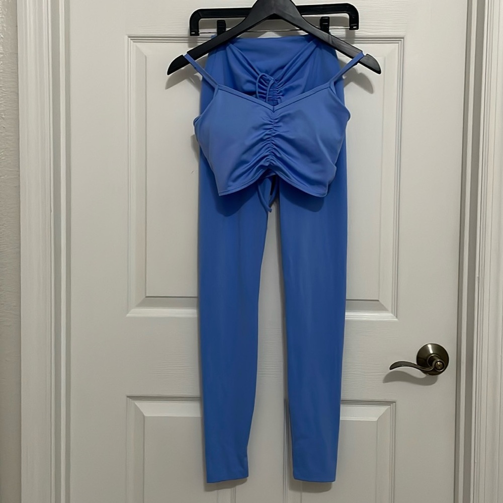 PINK women’s active ones blue active set